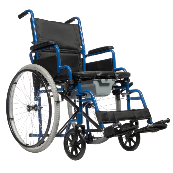 фото Кресло-коляска с санитарным оснащением TU 55 48 см от АО Липецкмедтехника